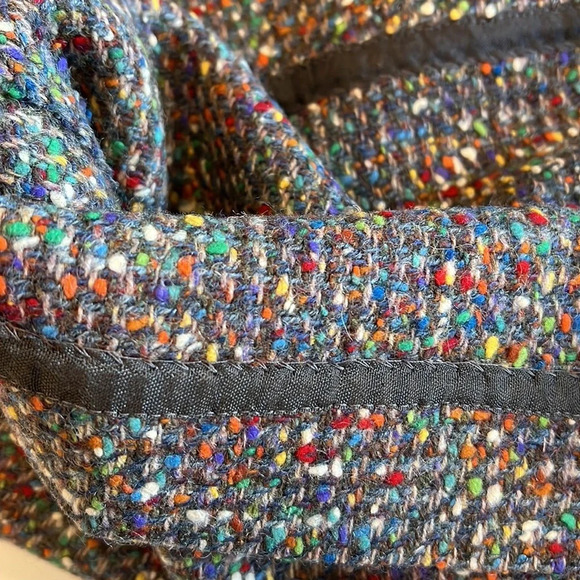 Century of Boston - wool/tweed rainbow a-line skirt - Picture 9 of 10